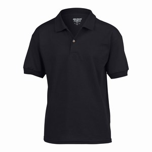 Gildan 8800B kinder sport poloshirt van T-shirt stof black