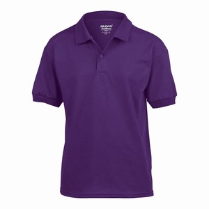 Gildan 8800B kinder sport poloshirt van T-shirt stof purple