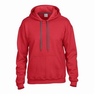 Gildan 92500 hooded sweater red