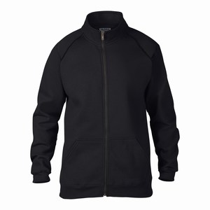 Gildan 92900 sweater met rits black