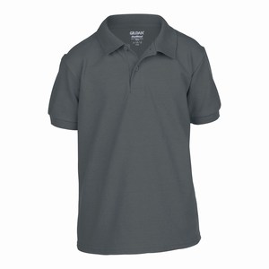 Gildan 94800B kinder sport poloshirt charcoal