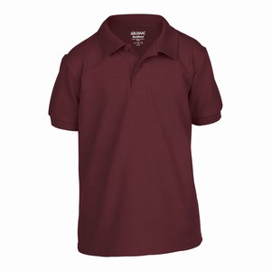 Gildan 94800B kinder sport poloshirt maroon
