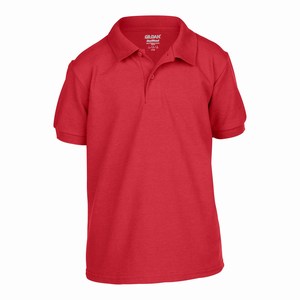Gildan 94800B kinder sport poloshirt red