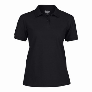 Gildan 94800L dames sport poloshirt black