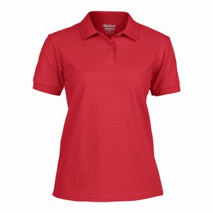 Gildan 94800L dames sport poloshirt red