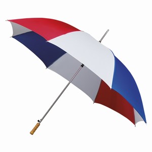 Golfparaplu GA-303A rood-wit- royal blue
