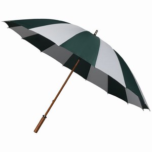 Golfparaplu GP-12 donkergroen-wit
