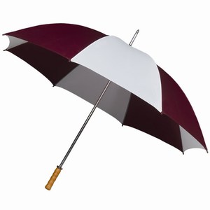 Golfparaplu GP-2 bordeauxrood-wit