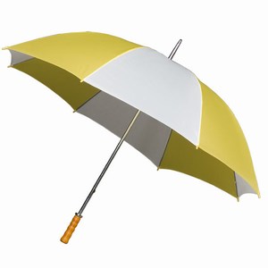 Golfparaplu GP-2 geel-wit