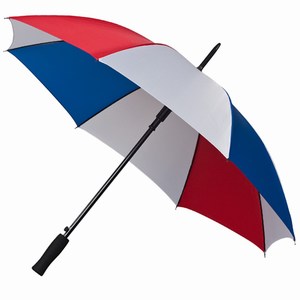 Golfparaplu GP-35A rood-wit- royal blue