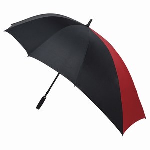 Golfparaplu GP-65 donkerrood-zwart