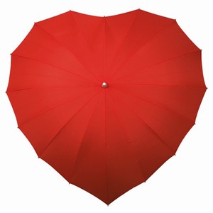Hartvormige paraplu LR-8 donkerrood