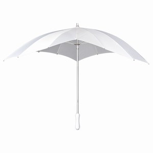 Hartvormige paraplu LR-8 wit