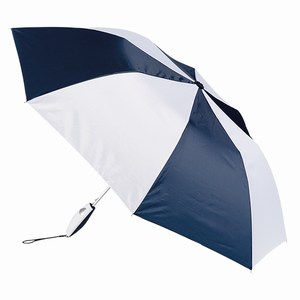 Opvouwbare paraplu LF-170A donkerblauw-wit