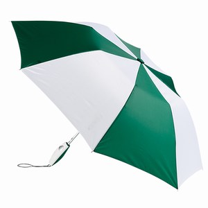 Opvouwbare paraplu LF-170A donkergroen-wit