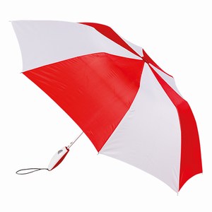 Opvouwbare paraplu LF-170A donkerrood-wit