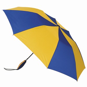 Opvouwbare paraplu LF-170A zonnebloemgeel-donkerblauw