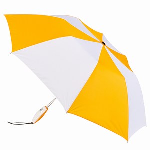 Opvouwbare paraplu LF-170A zonnebloemgeel-wit