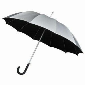 Paraplu GA-320 zwart- zilvergrijs