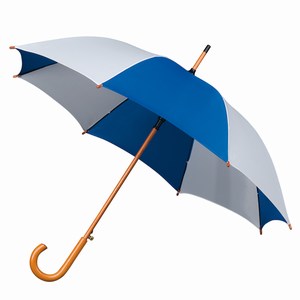 Paraplu LA-14 royal blue-wit