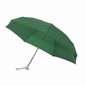 Opvouwbare, uit 5 secties bestaande paraplu Shorty, donker groen