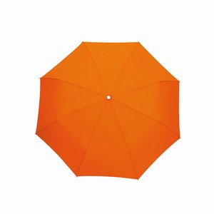 Manueel te openen uit 3 secties bestaande paraplu Twist, oranje