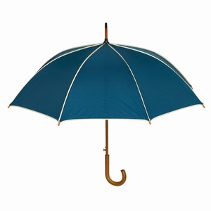 Automatisch te openen paraplu Waltz, beige, marine blauw