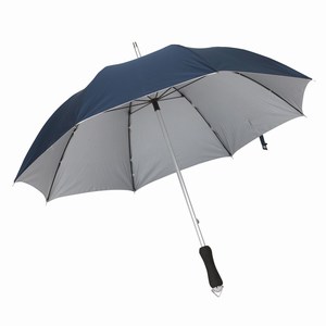Paraplu Joker, marine blauw, zilver