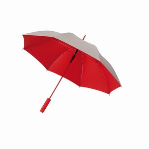 Paraplu Jive. Rood, Zilver.