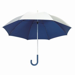Manueel te openen golf paraplu Solaris, zilver, blauw