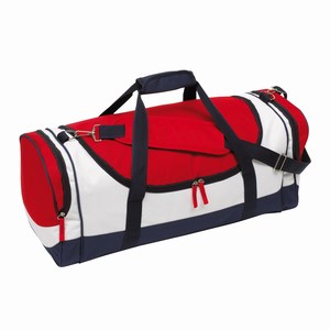 Sporttas Marina, blauw, rood, wit
