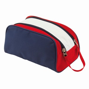 Toilettas Marina, blauw, rood, wit