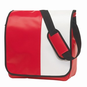 Schoudertas Action, rood, wit