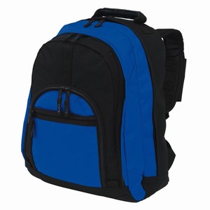 Rugzak New Classic, zwart, blauw