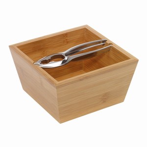 Notenkrakerset. Bruin, Zilver.
