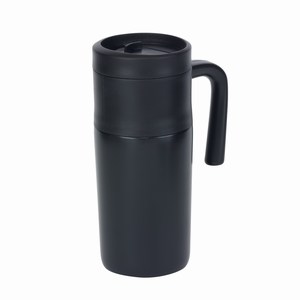 Thermosbeker Grab and Go. Zwart.