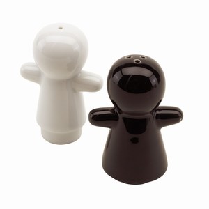 Peper en zoutstel Get 2 gether, wit, zwart