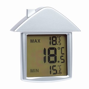 Thermometer Comfort, zilver