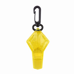 Sleutelhanger met fluitje en reflector Whistler. Geel.