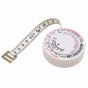 Body Mass Index meter, wit