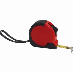 Rolbandmaat (5m) Elemental. Zwart, Rood.