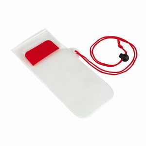 Telefoontasje Smart Splash. Rood.