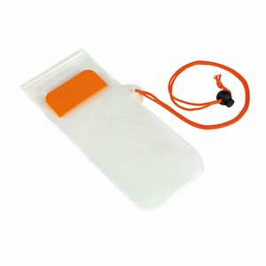 Telefoontasje Smart Splash. Oranje.