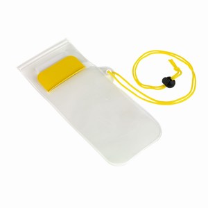 Telefoontasje Smart Splash. Geel.