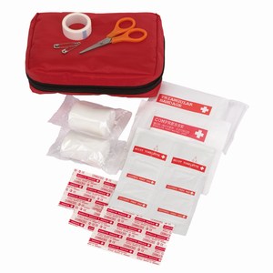 Verbandset Guardian Pouch, rood