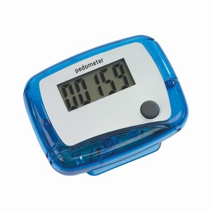 Stappenteller Easy Run. Blauw.