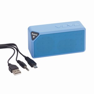 Bluetooth speaker Cuboid. Blauw.
