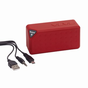 Bluetooth speaker Cuboid. Rood.