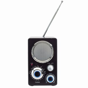 FM radio Frequency, zwart, zilver