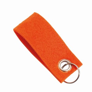 Vilten sleutelhanger Felt. Oranje.